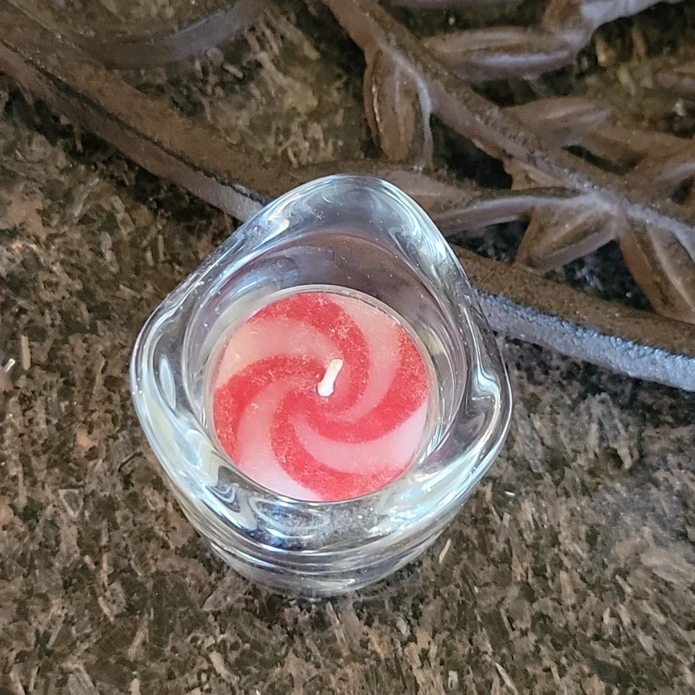 Set Of 2 Decorative glass candle holder for tea candles Or themed glass beads